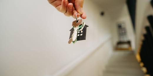 New house keys for a first home