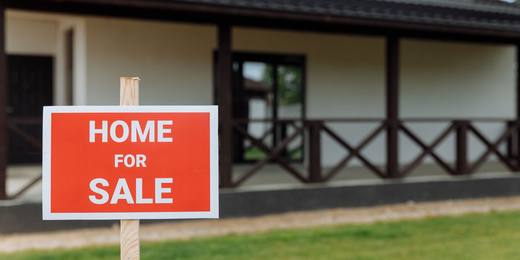 A suburban house for sale